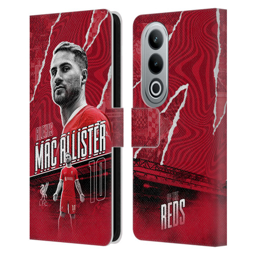 Liverpool Football Club 2023/24 First Team Alexis Mac Allister Leather Book Wallet Case Cover For OPPO OnePlus Ace 3V 5G