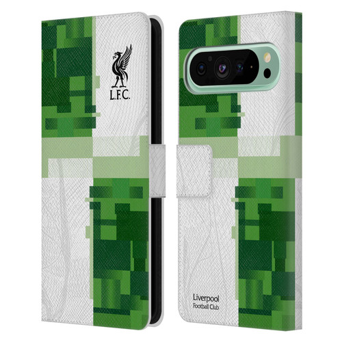 Liverpool Football Club 2023/24 Away Kit Leather Book Wallet Case Cover For Google Pixel 9 Pro XL