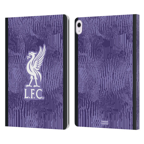 Liverpool Football Club 2023/24 Third Kit Leather Book Wallet Case Cover For Apple iPad Air 13 2024