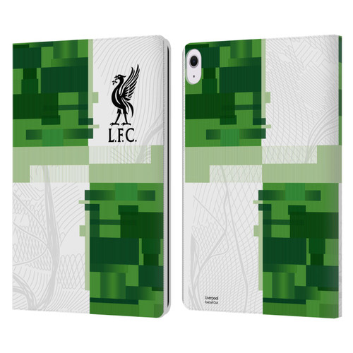 Liverpool Football Club 2023/24 Away Kit Leather Book Wallet Case Cover For Apple iPad Air 13 2024