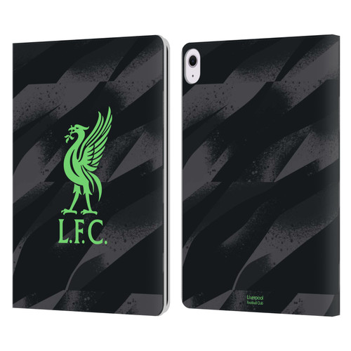 Liverpool Football Club 2023/24 Home Goalkeeper Kit Leather Book Wallet Case Cover For Apple iPad Air 13 2024