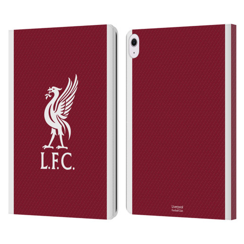 Liverpool Football Club 2023/24 Home Kit Leather Book Wallet Case Cover For Apple iPad Air 13 2024