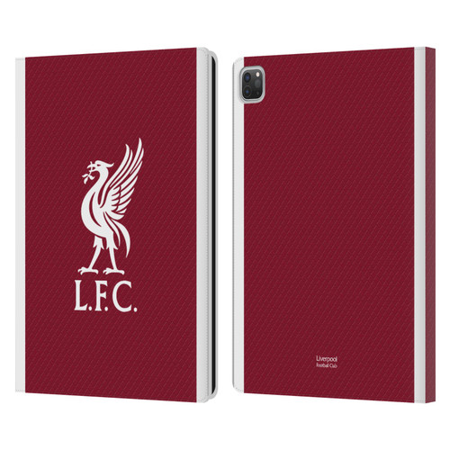 Liverpool Football Club 2023/24 Home Kit Leather Book Wallet Case Cover For Apple iPad Pro 13 M4 2024