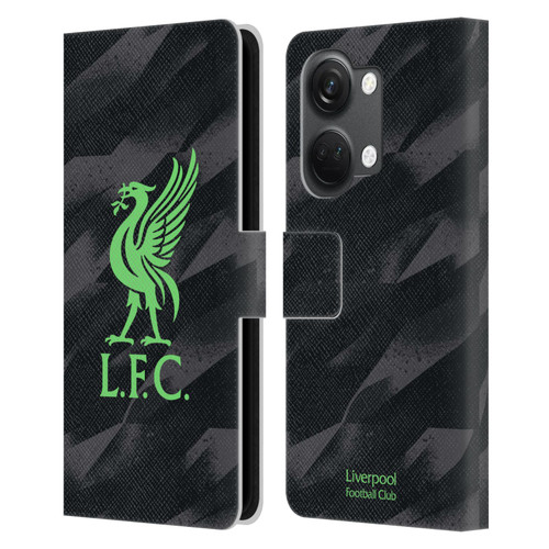 Liverpool Football Club 2023/24 Home Goalkeeper Kit Leather Book Wallet Case Cover For OnePlus Nord 3 5G