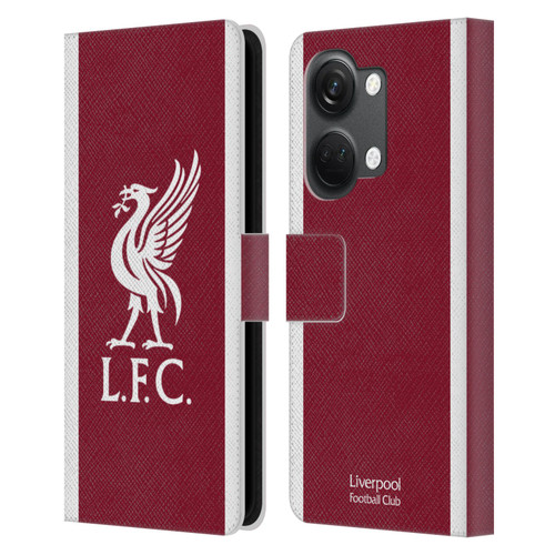 Liverpool Football Club 2023/24 Home Kit Leather Book Wallet Case Cover For OnePlus Nord 3 5G