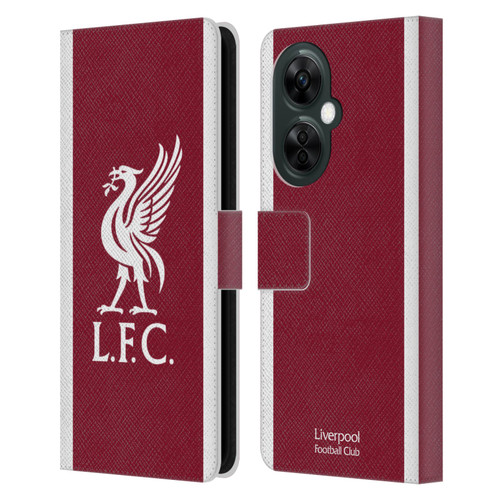 Liverpool Football Club 2023/24 Home Kit Leather Book Wallet Case Cover For OnePlus Nord CE 3 Lite 5G