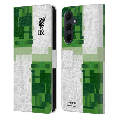 Liverpool Football Club 2023/24 Away Kit Leather Book Wallet Case Cover For Samsung Galaxy A35 5G