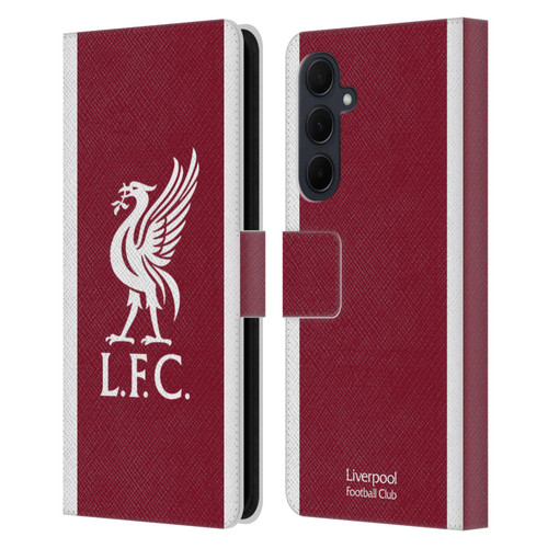 Liverpool Football Club 2023/24 Home Kit Leather Book Wallet Case Cover For Samsung Galaxy A35 5G