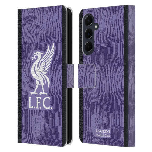 Liverpool Football Club 2023/24 Third Kit Leather Book Wallet Case Cover For Samsung Galaxy A55 5G