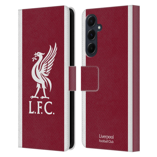 Liverpool Football Club 2023/24 Home Kit Leather Book Wallet Case Cover For Samsung Galaxy A55 5G