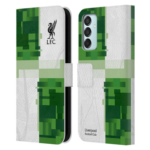 Liverpool Football Club 2023/24 Away Kit Leather Book Wallet Case Cover For Samsung Galaxy M15/F15 5G