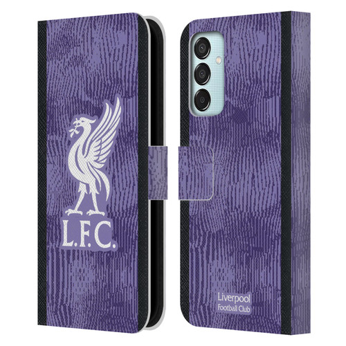 Liverpool Football Club 2023/24 Third Kit Leather Book Wallet Case Cover For Samsung Galaxy M15/F15 5G