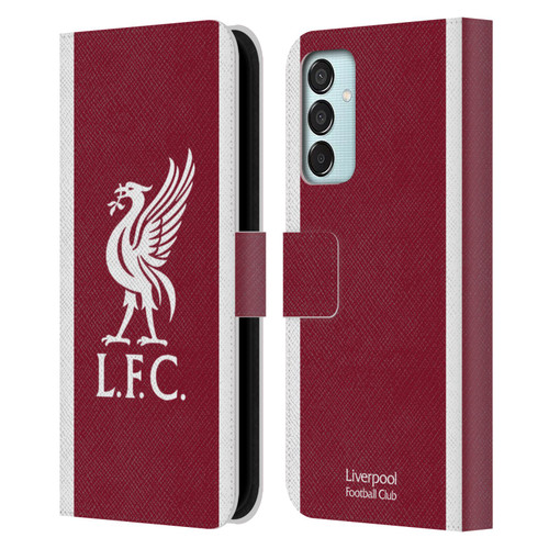 Liverpool Football Club 2023/24 Home Kit Leather Book Wallet Case Cover For Samsung Galaxy M15/F15 5G