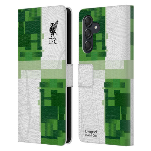 Liverpool Football Club 2023/24 Away Kit Leather Book Wallet Case Cover For Samsung Galaxy M55 5G