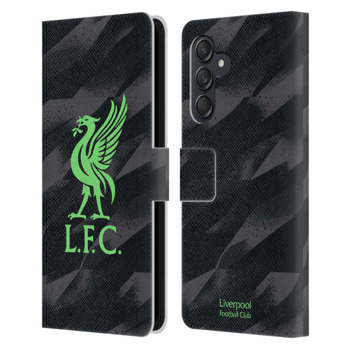 Liverpool Football Club 2023/24 Home Goalkeeper Kit Leather Book Wallet Case Cover For Samsung Galaxy M55 5G