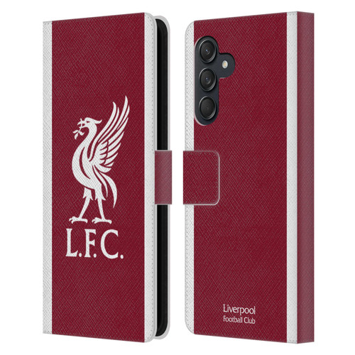 Liverpool Football Club 2023/24 Home Kit Leather Book Wallet Case Cover For Samsung Galaxy M55 5G