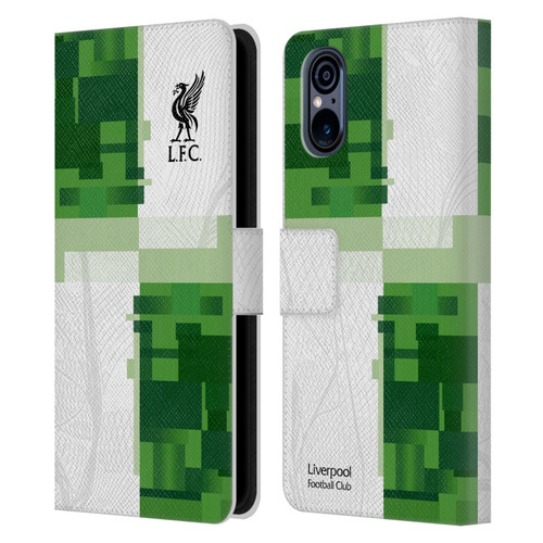 Liverpool Football Club 2023/24 Away Kit Leather Book Wallet Case Cover For Sony Xperia 5 V 5G