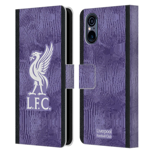 Liverpool Football Club 2023/24 Third Kit Leather Book Wallet Case Cover For Sony Xperia 5 V 5G