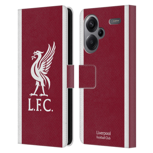 Liverpool Football Club 2023/24 Home Kit Leather Book Wallet Case Cover For Xiaomi Redmi Note 13 Pro Plus 5G