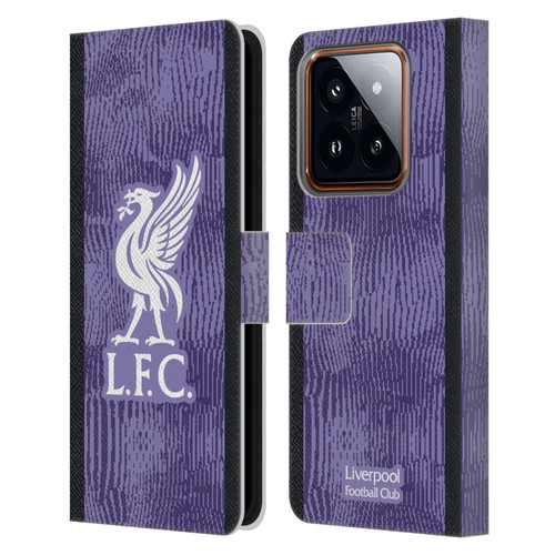 Liverpool Football Club 2023/24 Third Kit Leather Book Wallet Case Cover For Xiaomi 14