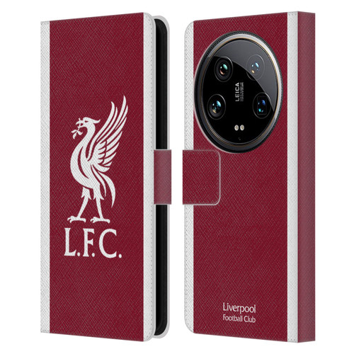 Liverpool Football Club 2023/24 Home Kit Leather Book Wallet Case Cover For Xiaomi 14 Ultra