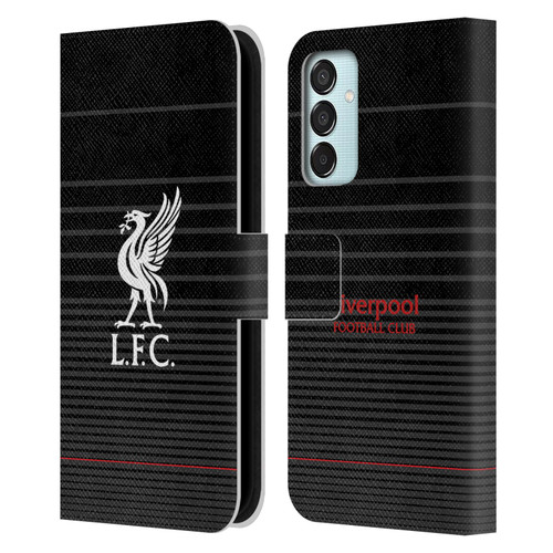 Liverpool Football Club Liver Bird White On Black Kit Leather Book Wallet Case Cover For Samsung Galaxy M15/F15 5G