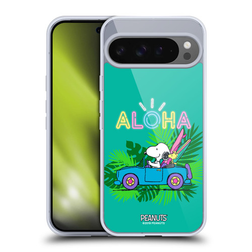 Peanuts Snoopy Aloha Disco Tropical Surf Soft Gel Case for Google Pixel 9 Pro XL