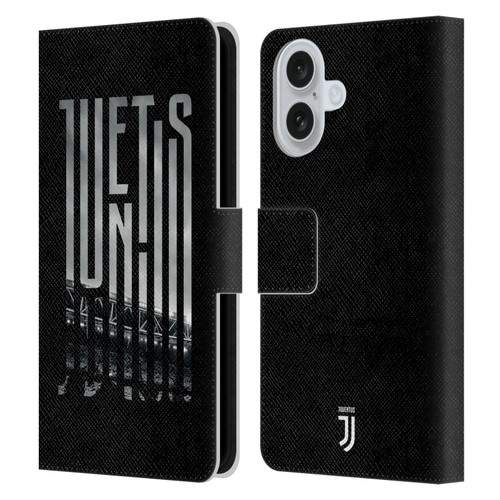 Juventus Football Club Graphic Logo  Stadium Leather Book Wallet Case Cover For Apple iPhone 16