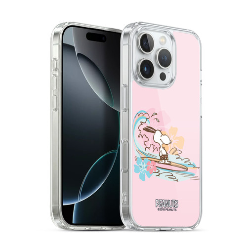 Peanuts Beach Snoopy Surf Soft Gel Case for Apple iPhone 16 Pro & MagSafe