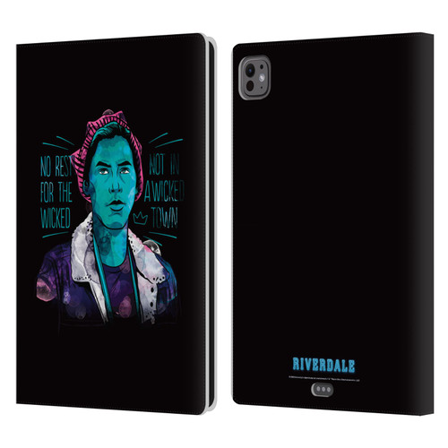 Riverdale Art Jughead Jones Leather Book Wallet Case Cover For Apple iPad Pro 11 M4 2024