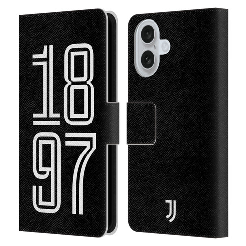 Juventus Football Club History 1897 Portrait Leather Book Wallet Case Cover For Apple iPhone 16