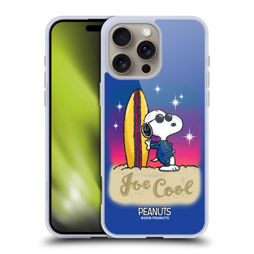 Peanuts Snoopy Boardwalk Airbrush Joe Cool Surf Soft Gel Case for Apple iPhone 16 Pro Max Peanuts Snoopy Boardwalk Airbrush Joe Cool Surf Soft Gel Case for Apple iPhone 16 Pro Max