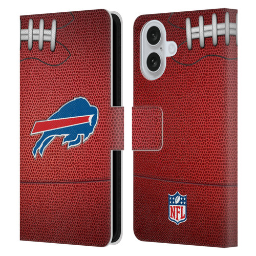NFL Buffalo Bills Graphics Football Leather Book Wallet Case Cover For Apple iPhone 16