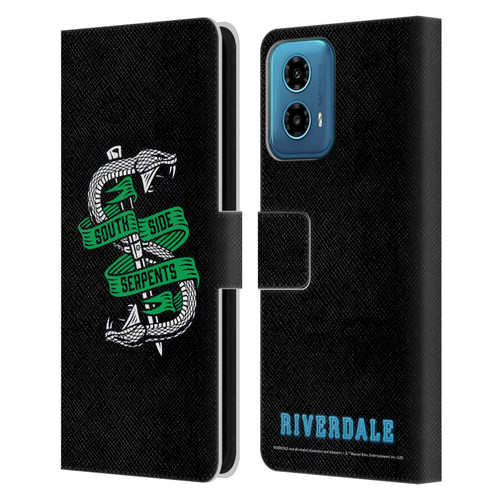 Riverdale Art South Side Serpents Leather Book Wallet Case Cover For Motorola Moto G34 5G
