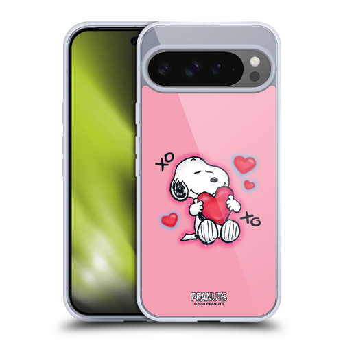 Peanuts Snoopy Boardwalk Airbrush XOXO Soft Gel Case for Google Pixel 9 Pro XL