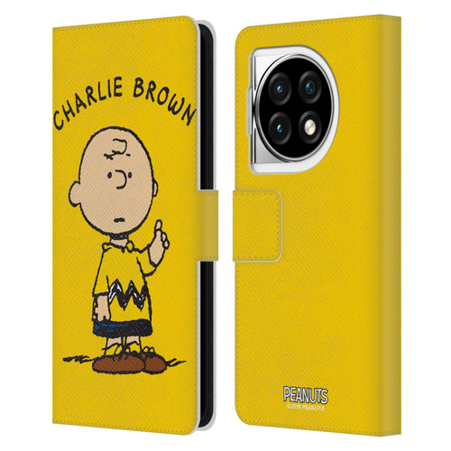 Peanuts Characters Charlie Brown Leather Book Wallet Case Cover For OPPO OnePlus Ace 3 5G