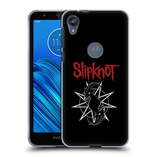 Slipknot Key Art Goat Logo Soft Gel Case for Motorola Moto E6
