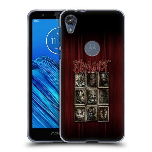 Slipknot Key Art Covered Faces Soft Gel Case for Motorola Moto E6
