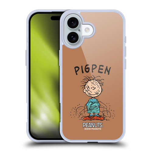 Peanuts Characters Pigpen Soft Gel Case for Apple iPhone 16