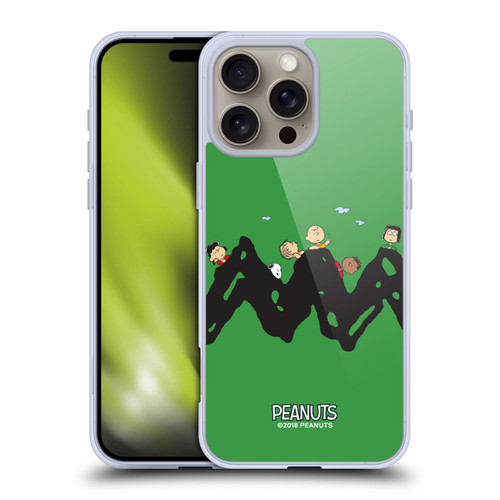 Peanuts Characters Group Soft Gel Case for Apple iPhone 16 Pro Max