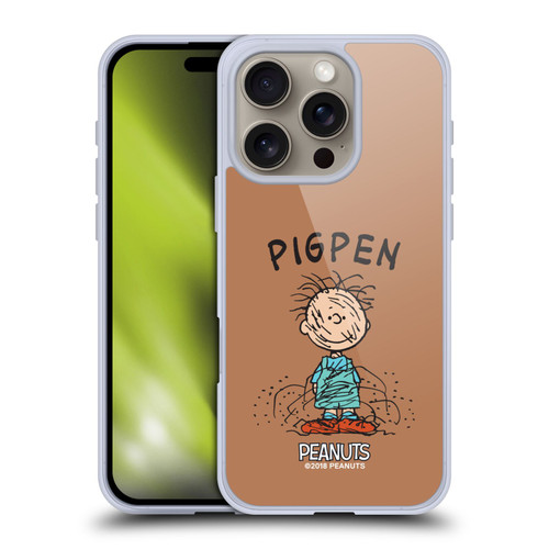 Peanuts Characters Pigpen Soft Gel Case for Apple iPhone 16 Pro & MagSafe