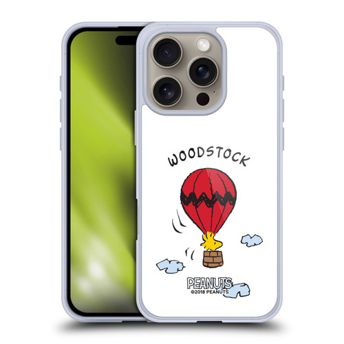 Peanuts Characters Woodstock Soft Gel Case for Apple iPhone 16 Pro