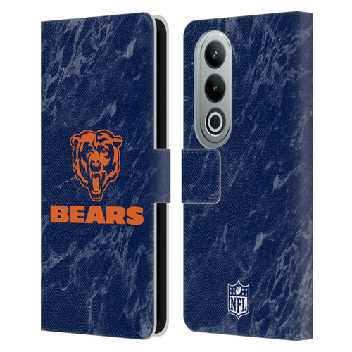 NFL Chicago Bears Graphics Coloured Marble Leather Book Wallet Case Cover For OPPO OnePlus Ace 3V 5G
