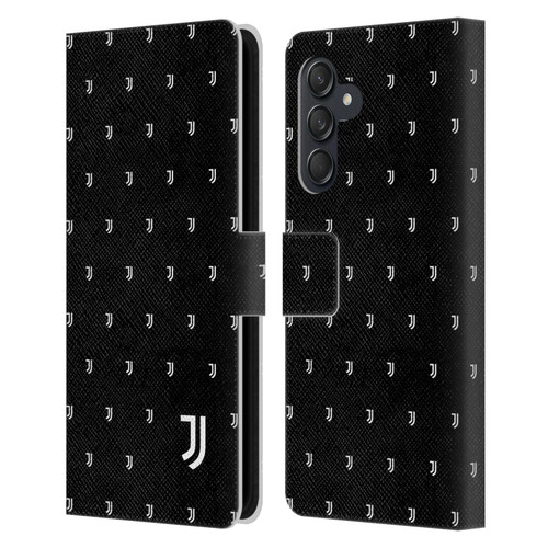 Juventus Football Club Lifestyle 2 Logomark Pattern Leather Book Wallet Case Cover For Samsung Galaxy M55 5G