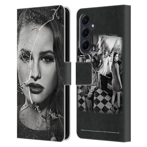 Riverdale Broken Glass Portraits Cheryl Blossom Leather Book Wallet Case Cover For Samsung Galaxy A55 5G