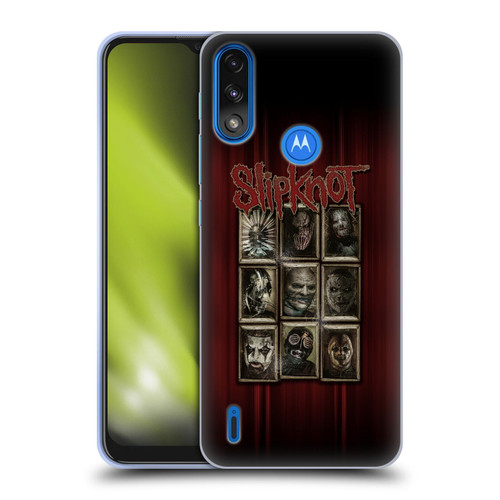 Slipknot Key Art Covered Faces Soft Gel Case for Motorola Moto E7 Power / Moto E7i Power