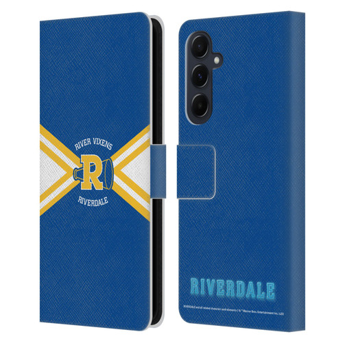 Riverdale Graphic Art River Vixens Uniform Leather Book Wallet Case Cover For Samsung Galaxy A55 5G