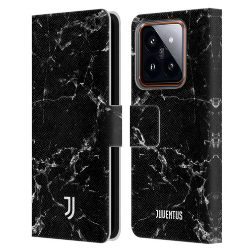 Juventus Football Club Marble Black 2 Leather Book Wallet Case Cover For Xiaomi 14