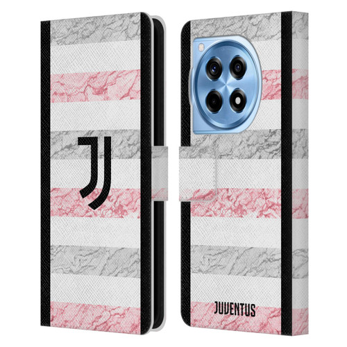 Juventus Football Club 2023/24 Match Kit Away Leather Book Wallet Case Cover For OnePlus 12R