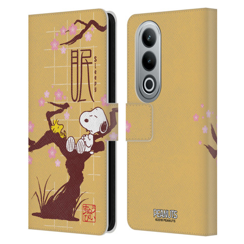 Peanuts Oriental Snoopy Sleepy Leather Book Wallet Case Cover For OPPO OnePlus Ace 3V 5G